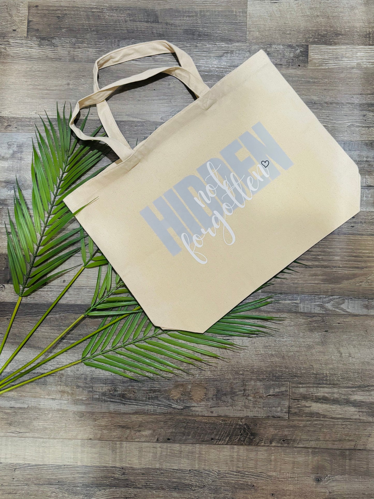 Hidden Not Forgotten Tote (Grey)