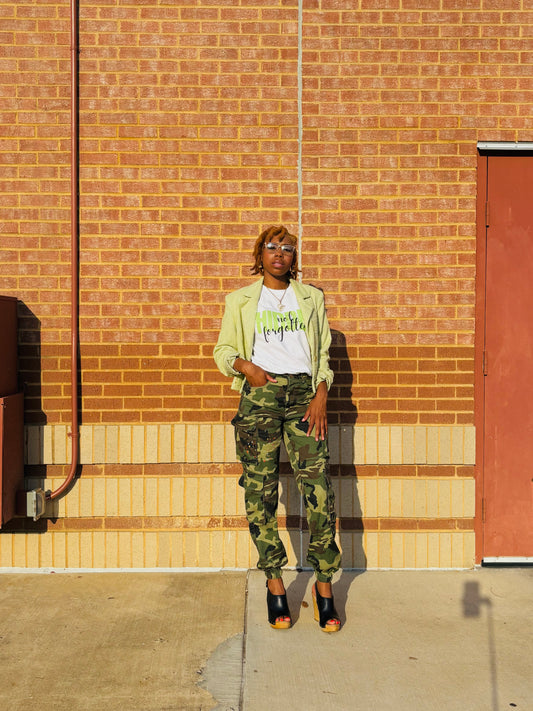 Hidden Not Forgotten Tee (White & Green)