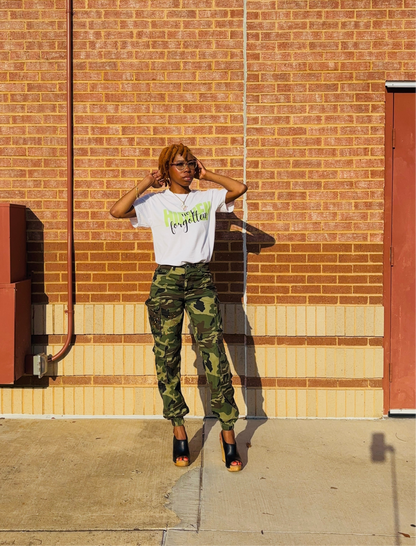 Hidden Not Forgotten Tee (White & Green)