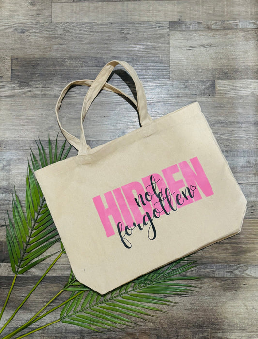 Hidden Not Forgotten Tote (Pink)