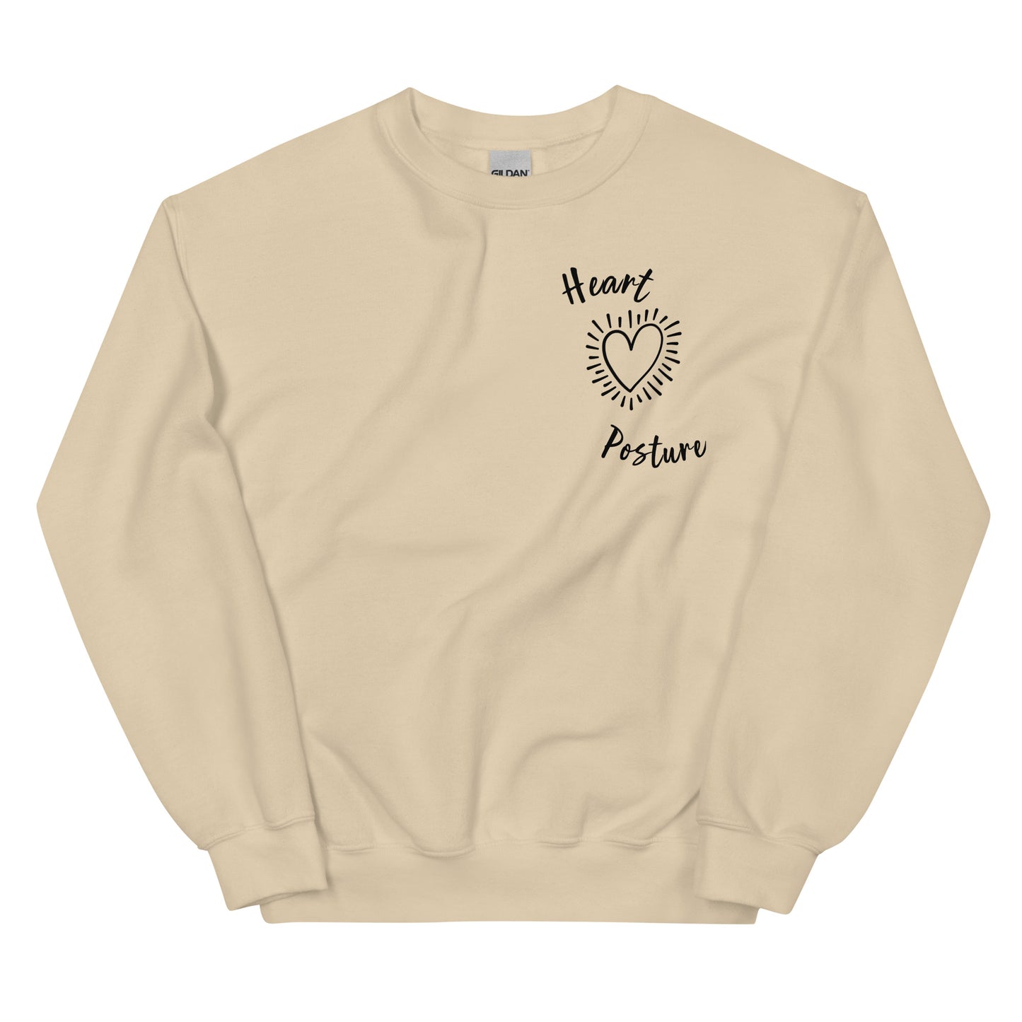 Unisex Heart Posture Crewneck