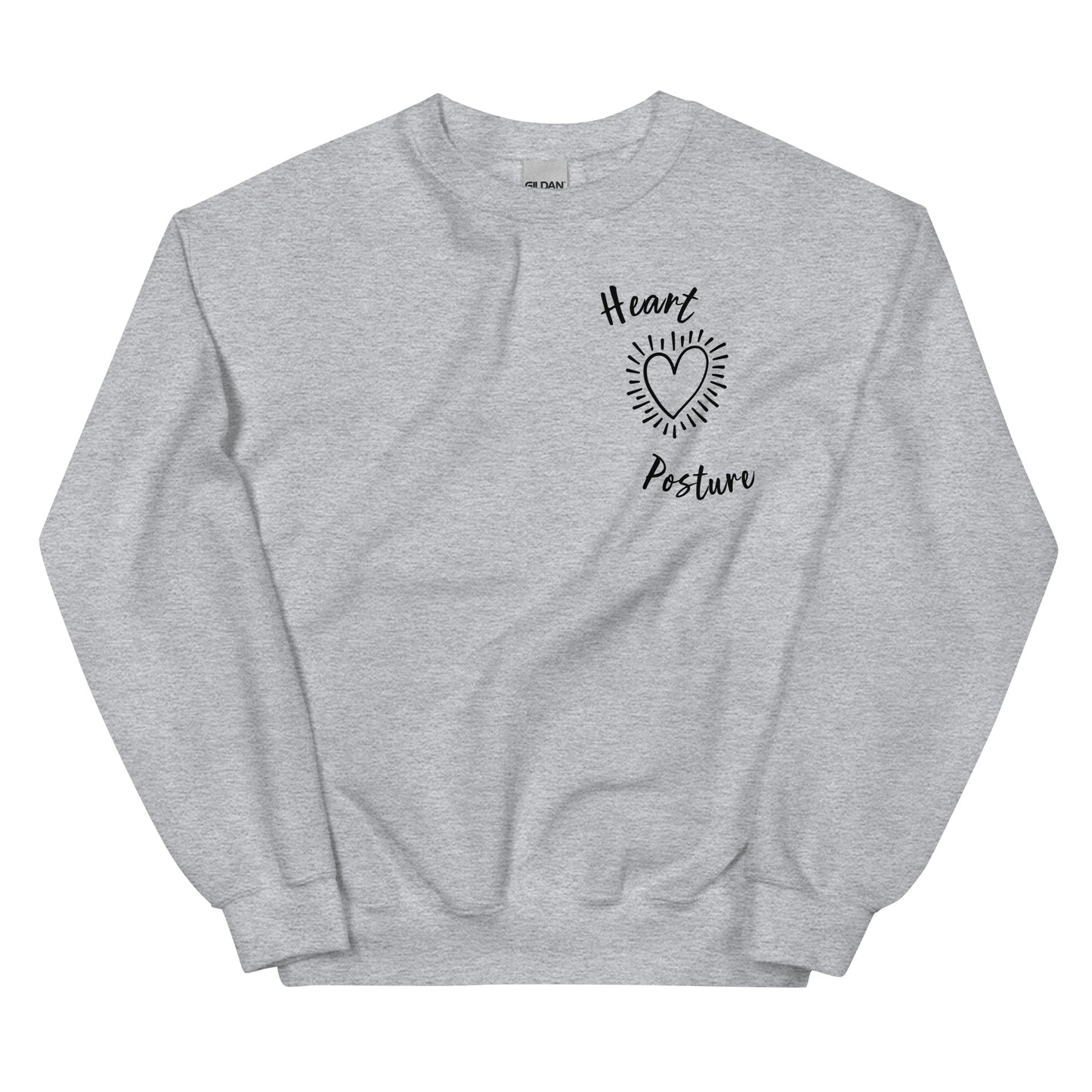 Unisex Heart Posture Crewneck